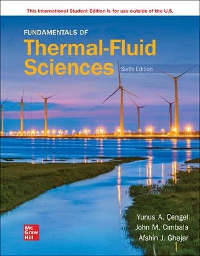 Fundamentals Of Thermal-Fluid Sciences