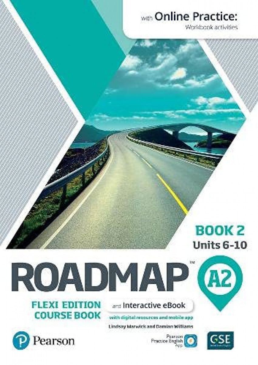 ROADMAP A2 FLEXI EDITION COURSE BOOK 2 WITH EBOOK AND ONLINE PRACTICE AC