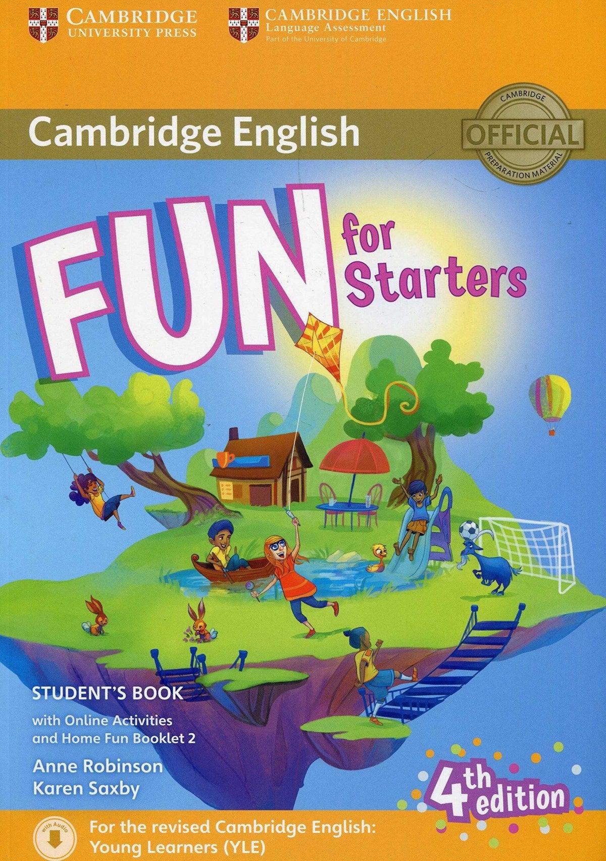 FUN FOR STARTERS 4ED SB/HOME FUN BOOKLET &ONLINE ACT