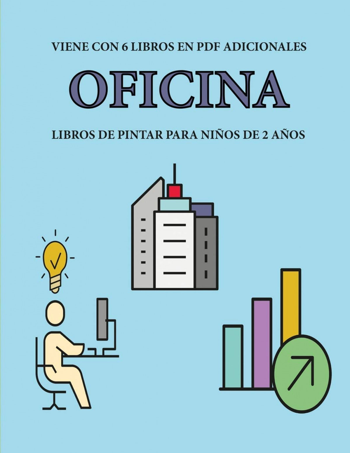 Libros de pintar para niños de 2 años (Oficina)