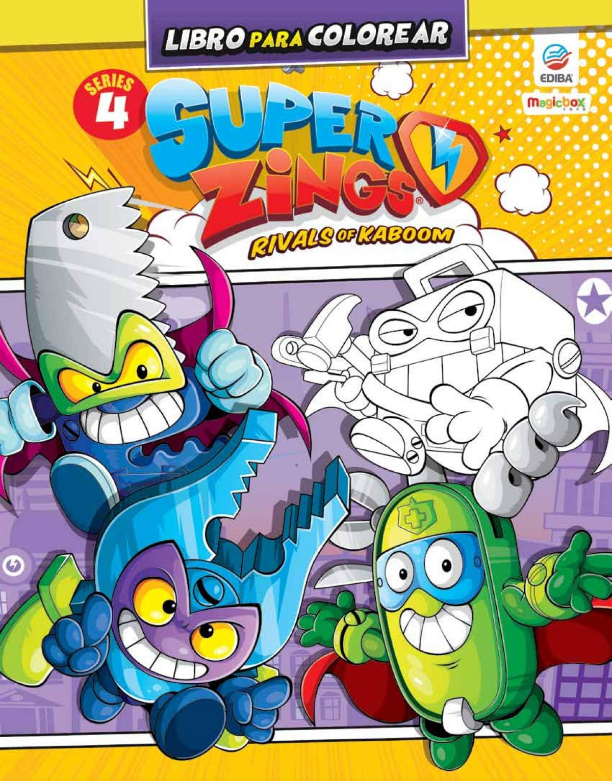 SUPERZINGS. LIBRO PARA COLOREAR