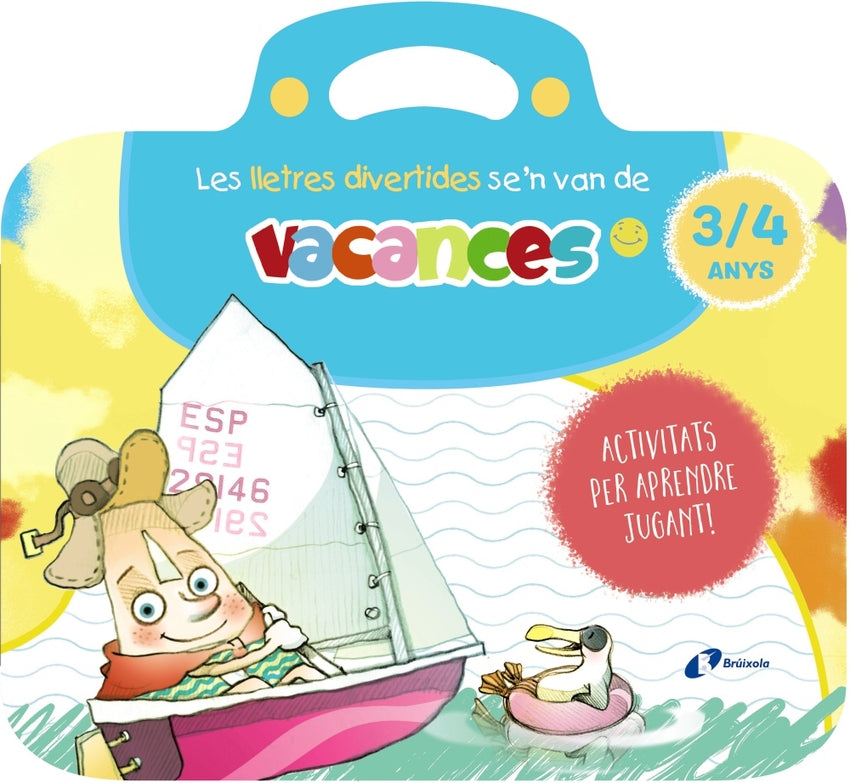 Les lletres divertides se'n van de vacances. 3-4 anys
