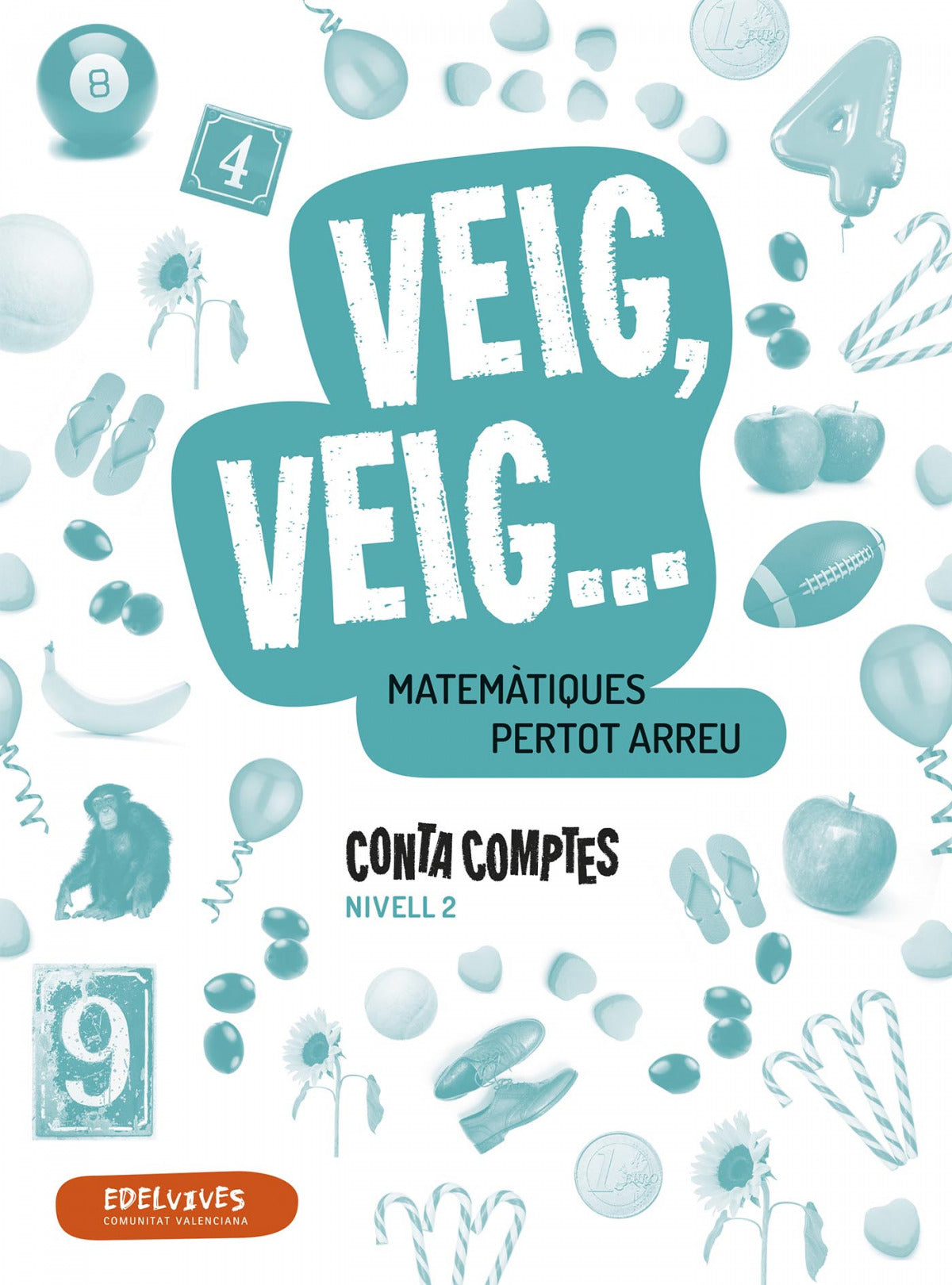 CONTA COMPTES 4 ANYS NIVELL 2 MATEMÀTIQUES MANIPULATIVES