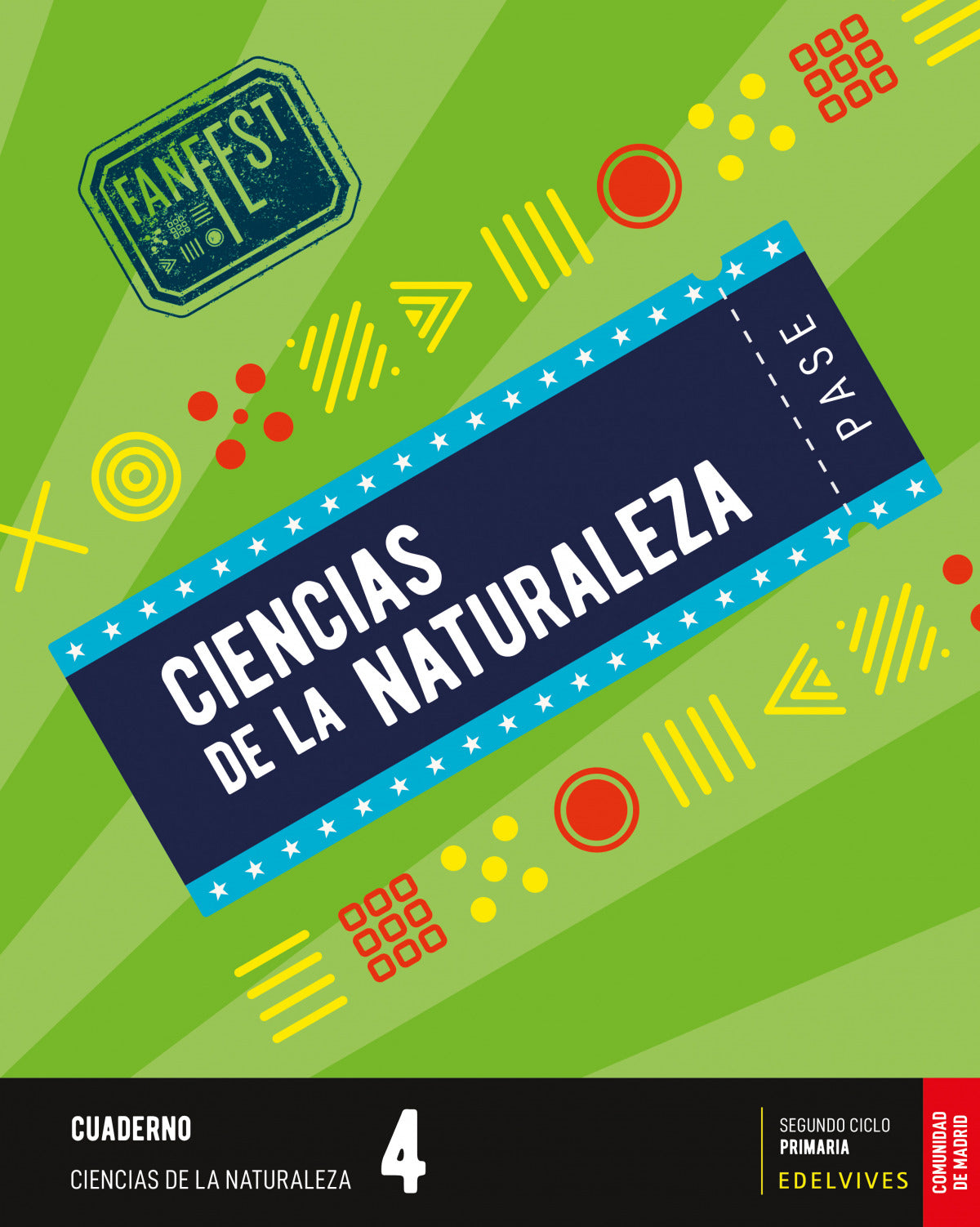 CUADERNO CIENCIAS DE LA NATURALEZA 4ºPRIMARIA. FANFEST. MADRID 2023