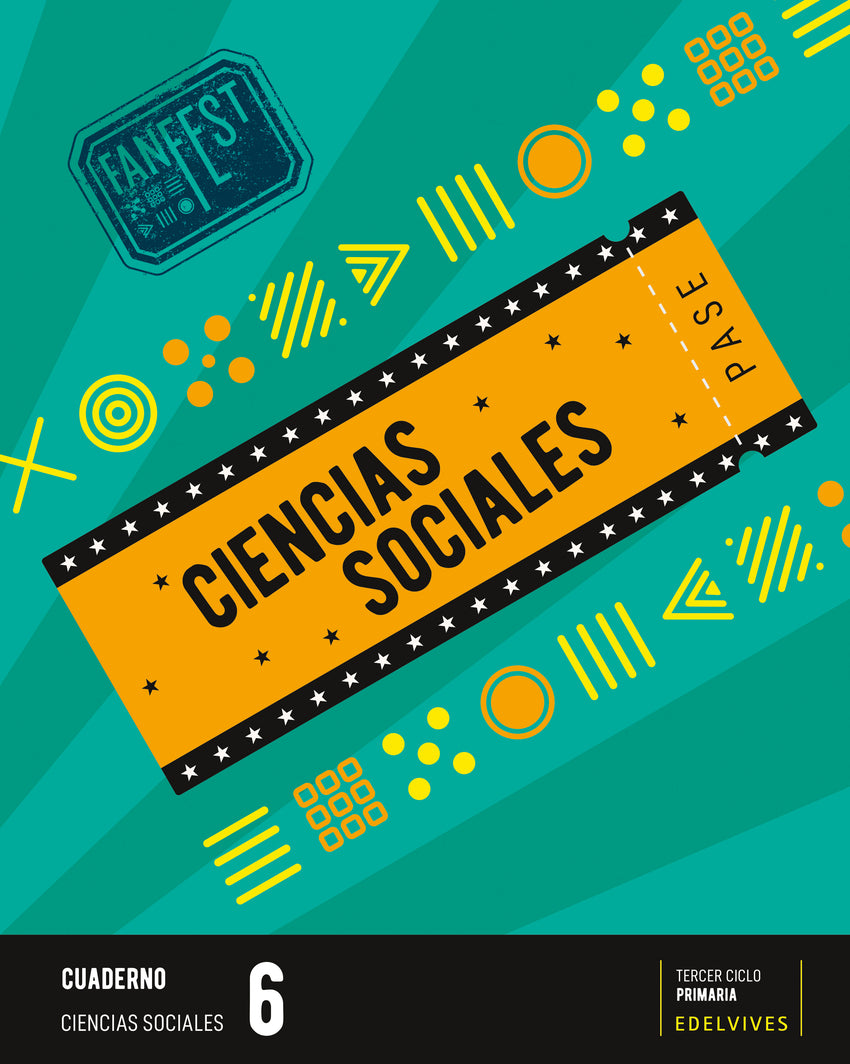 CUADERNO CIENCIAS SOCIALES 6ºPRIMARIA. FANFEST 2023
