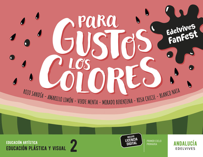 EDUCACIÓN PLÁSTICA Y VISUAL 2ºPRIMARIA. FANFEST. ANDALUCÍA 2023