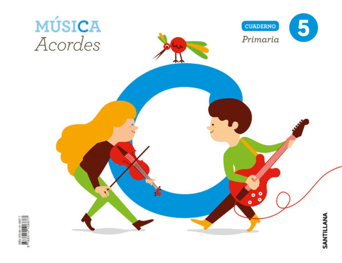 CUADERNO MUSICA 5 PRIMARIA ACORDES ED19