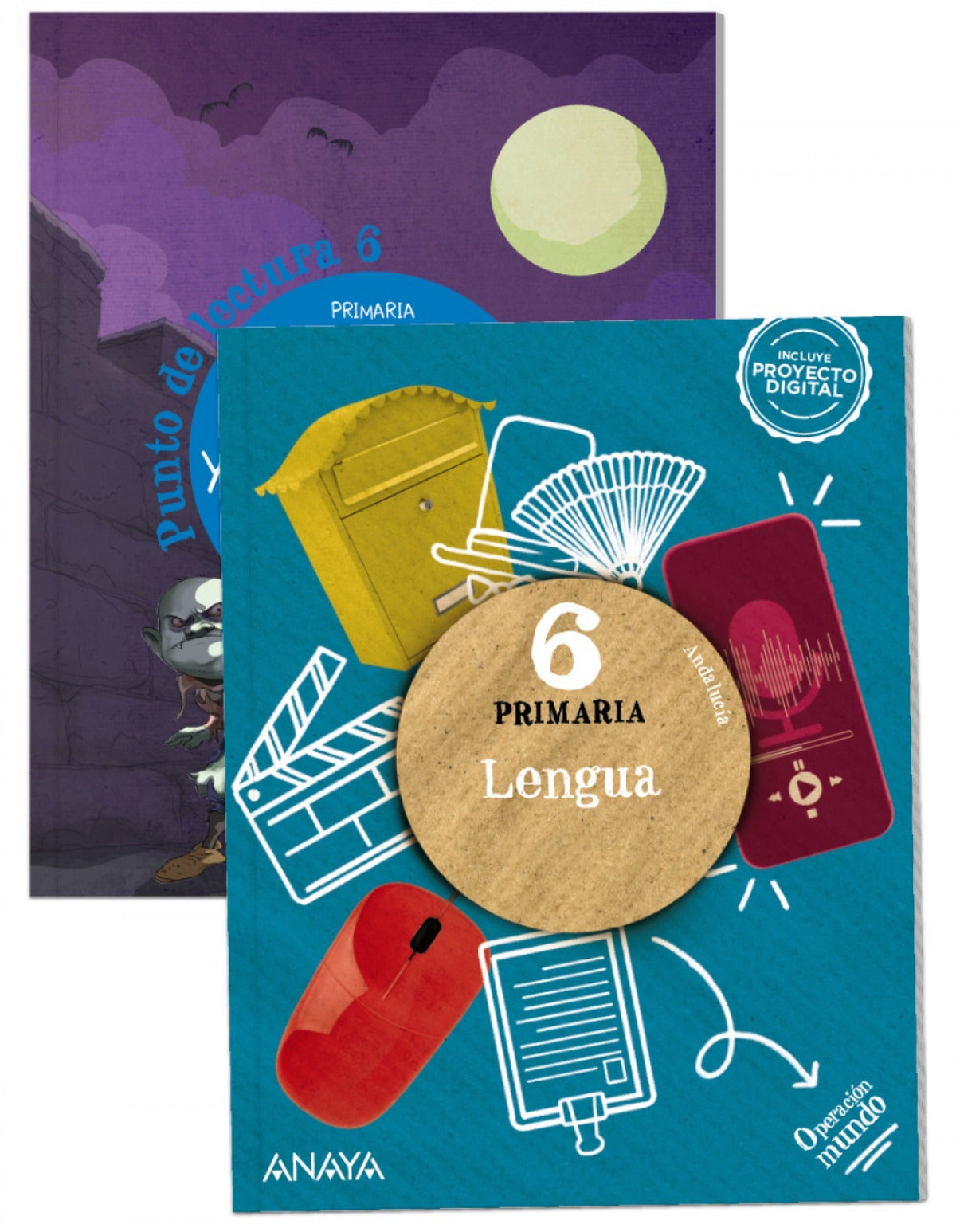 LENGUA 6ºPRIMARIA +PUNTO LECTURA. OPERACIÓN MUNDO. ANDALUCÍA 2023