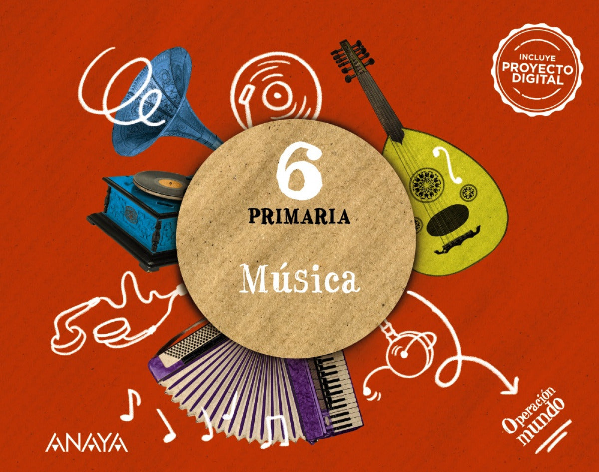 MÚSICA 6ºPRIMARIA. OPERACIÓN MUNDO. ANDALUCÍA / MURCIA 2023