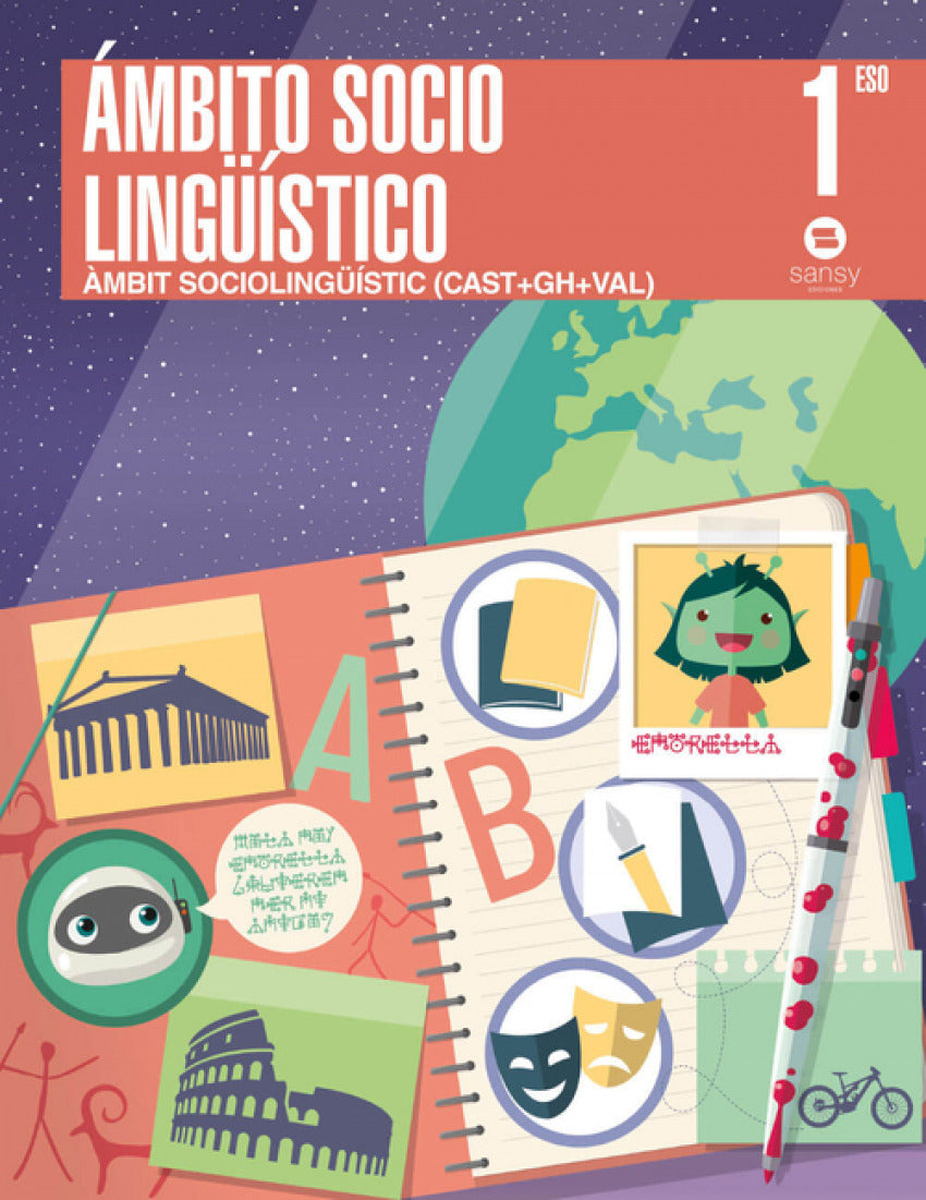 ÁMBITO SOCIOLINGUISTICO 1ºESO TRIMESTRAL