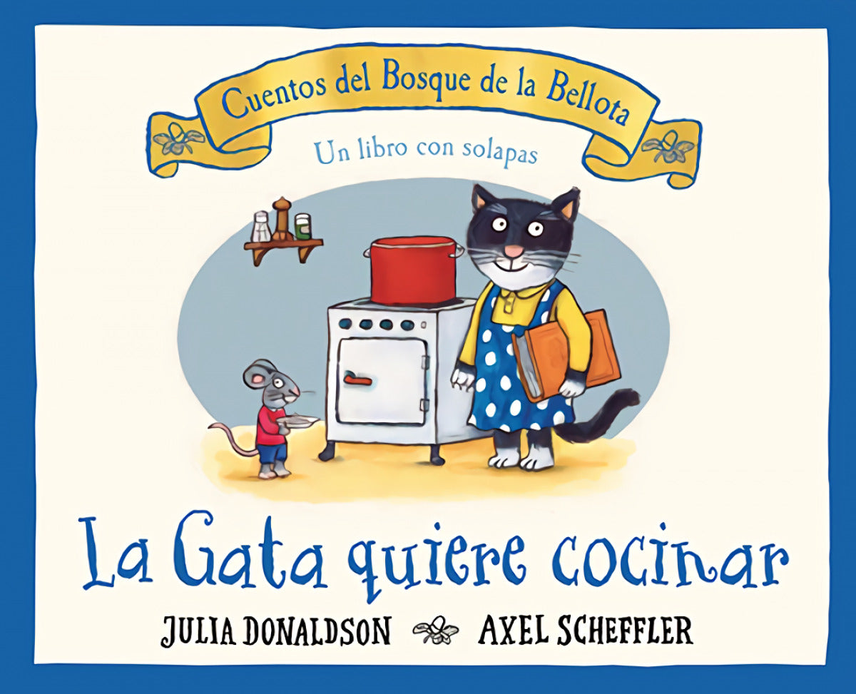 La gata quiere cocinar