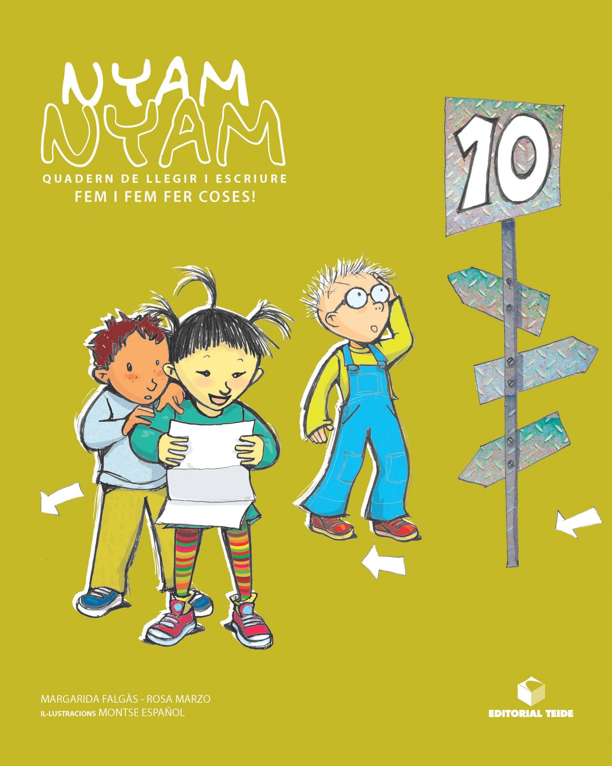 NYAM-NYAM 10.(QUADERN LLEGIR ESCRIURE INFANTIL)