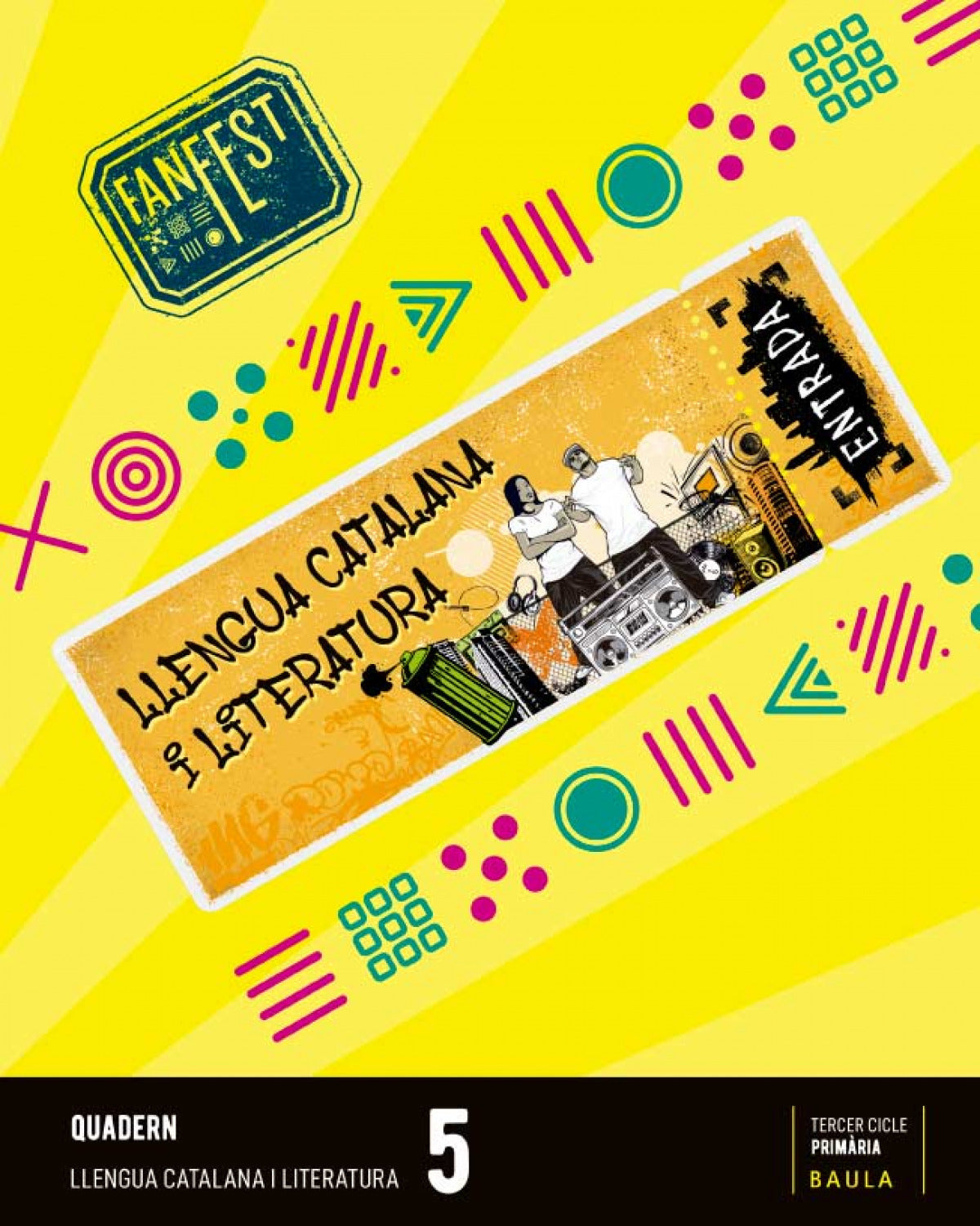 QUADERN LLENGUA 5E.PRIMARIA. ESPIRAL. FANFEST. CATALUNYA 2023