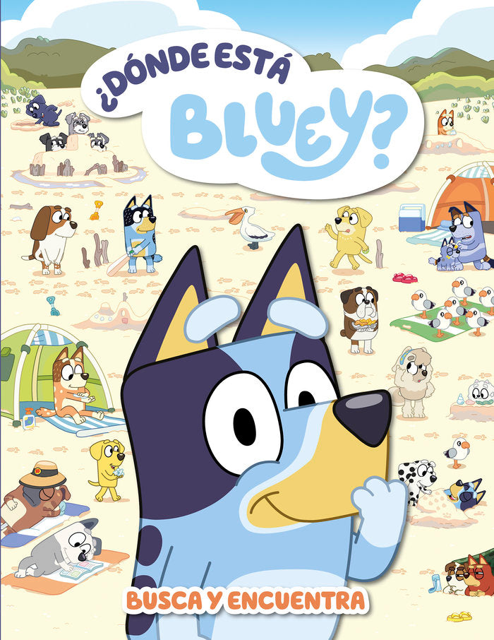 BLUEY LIBRO JUGUETE DONDE ESTA BLUEY