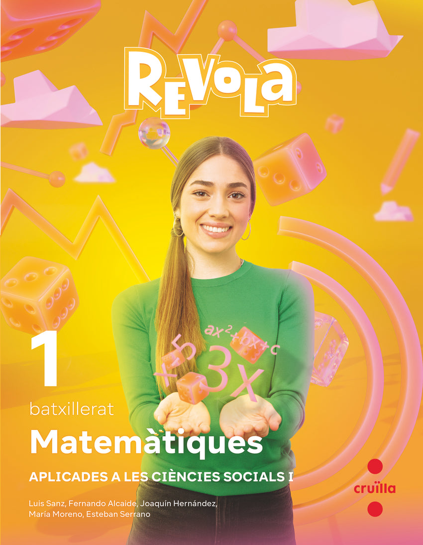 Matemàtiques aplicades a les ciències socials I. 1 Batxillerat. Revola