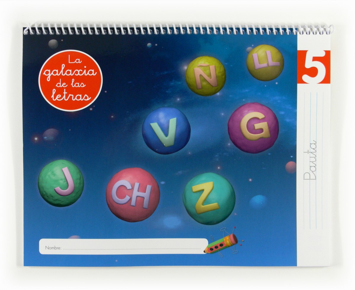 LECTOESCRITURA PAUTA 5 AÑOS NIVEL 5 GALAXIA DE LAS LETRAS