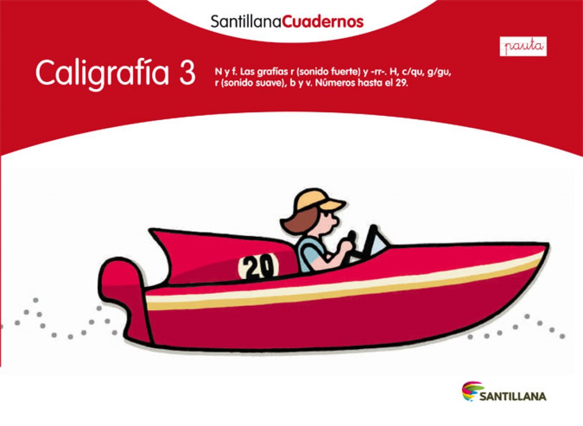 Caligrafía, 3 Educación Primaria (pauta). Cuaderno