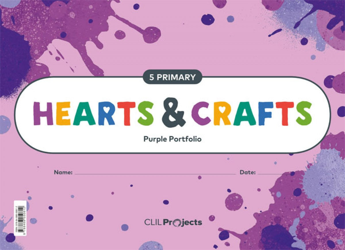 HEARTS &CRAFTS PURPLE NOTEBOOK I ED19 5 PRIMARY