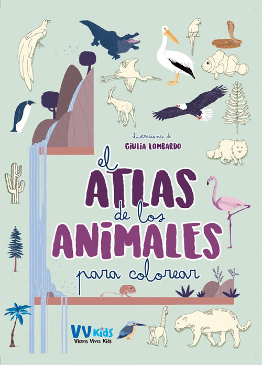 EL ATLAS DE LOS ANIMALES PARA COLOREAR