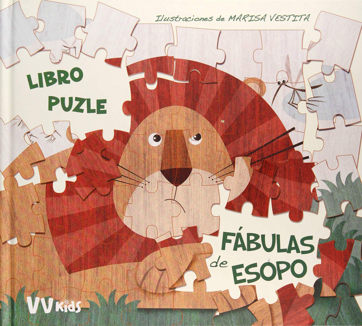FABULAS DE ESOPO LIBRO PUZZLE + 5 AÑOS