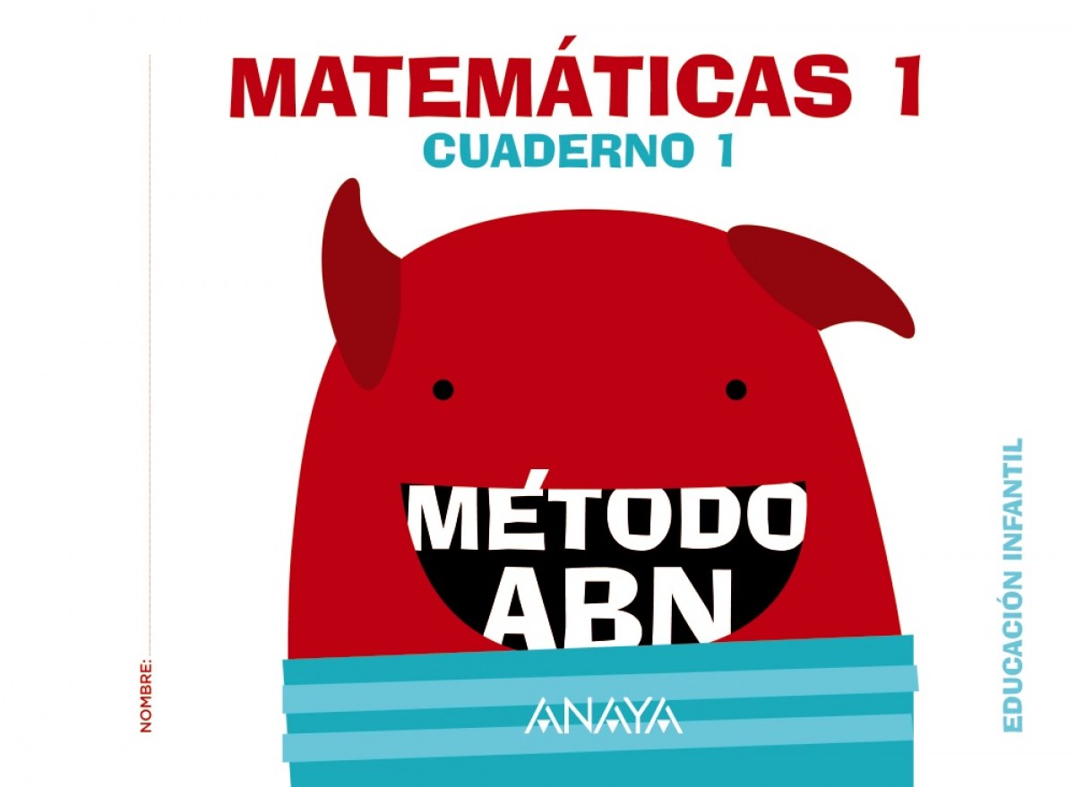 nivel 1 cuaderno matemáticas 1 abn infantil 3 años