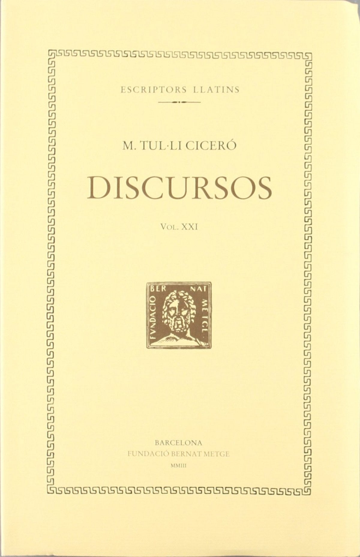 Discursos (vol. XX): Filípiques III-IX