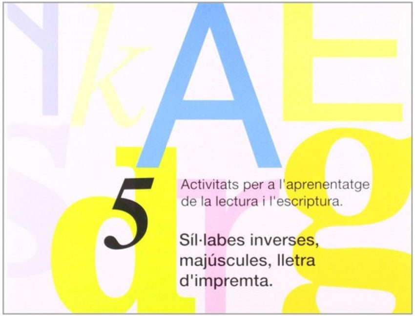 Síl labes inverses, majúscules, lletra impren