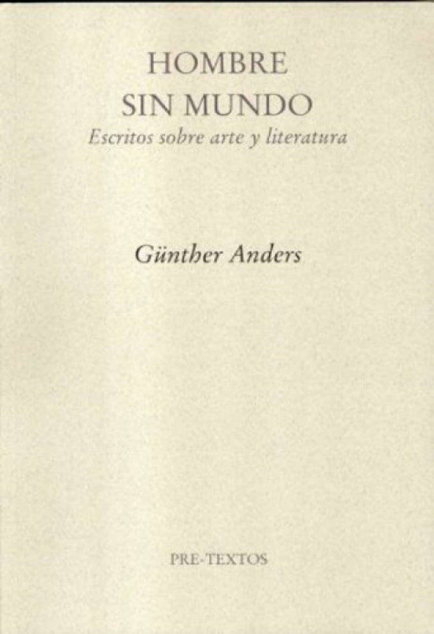 Hombre sin mundo