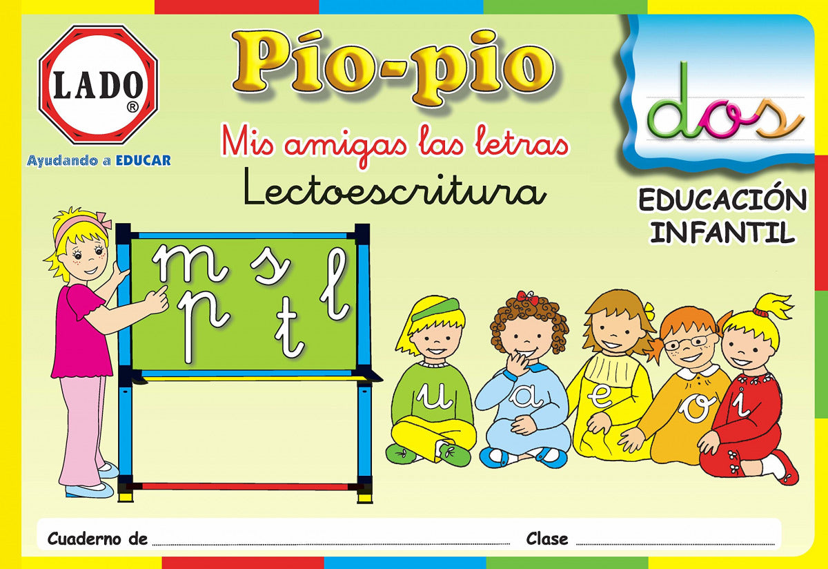 Pío-pío, Mis amigas las letras, lectoescritura, consonantes, Educación Infantil. Cuaderno 2