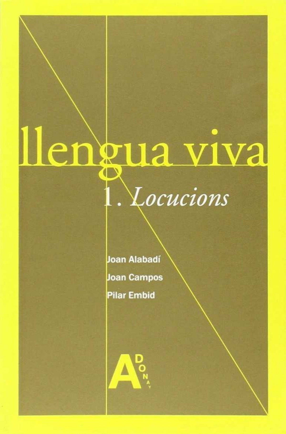 Locucions 1. Llengua viva
