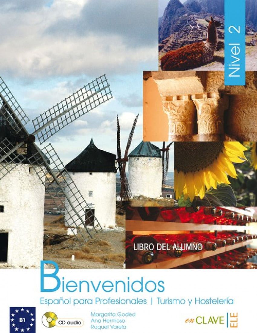 BIENVENIDOS 2 LIBROS ALUMNO +CD