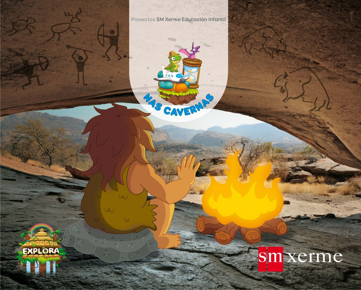 Nas cavernas 3 anos 3º trimestre Proxecto Explora 2017