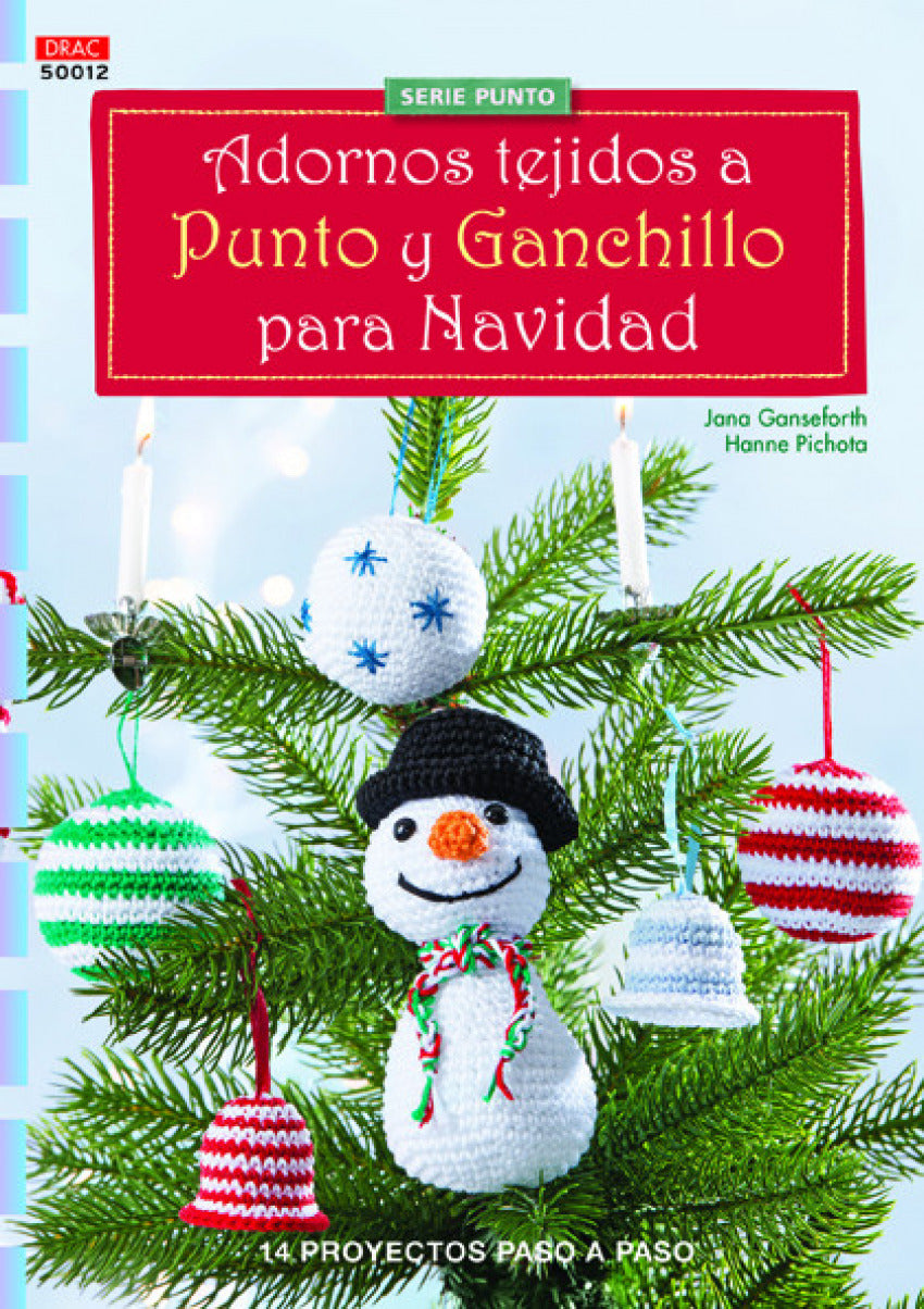 Adornos tejidos a punto y ganchillo para navidad