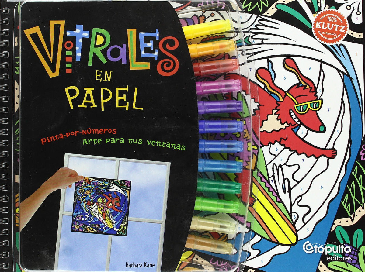 Vitrales en papel. catapulta