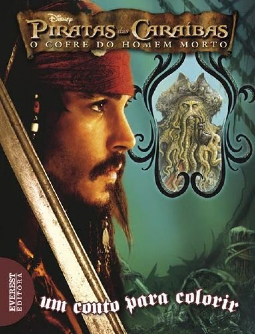 PIRATAS DAS CARAIBAS: O COFRE DO HOMEM MORTO: UM CONTO PARA COLORIR
