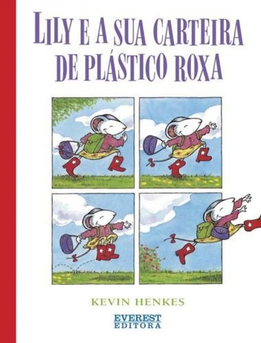 LILY E A SUA CARTEIRA DE PLÁSTICO ROXA