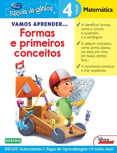 VAMOS APRENDER : FORMAS E PRIMEIROS CONCEITOS: 4 ANOS: MATEMÁTICA