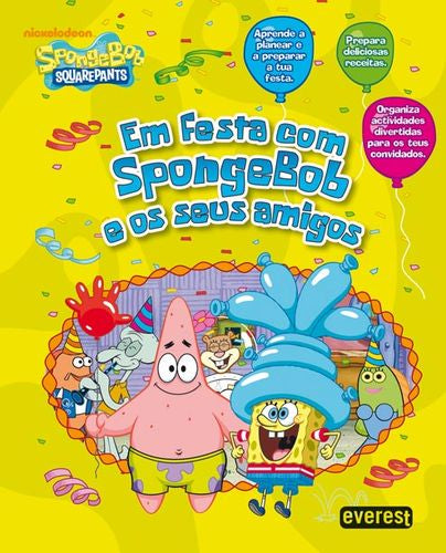 EM FESTA COM SPONGEBOB E OS SEUS AMIGOS: MALA DE ACTIVIDADES