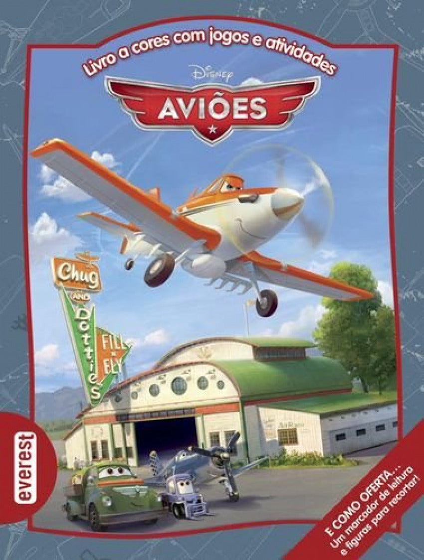AVIÕES: LIVRO A CORES COM JOGOS E ACTIVIDADES