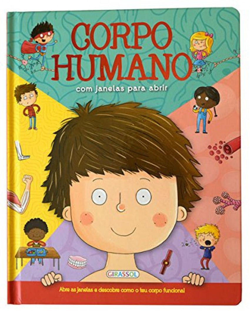 CORPO HUMANO COM JANELAS PARA ABRIR