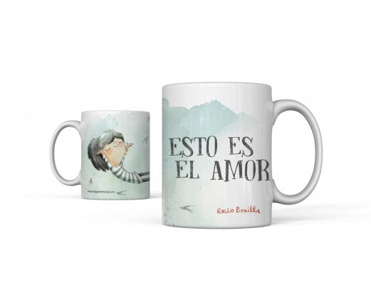 (23).TAZA ESTO ES EL AMOR.(MINIMONI)