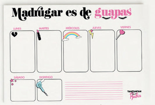 PLANIFICADOR LA VECINA RUBIA