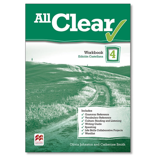 All clear 4ºeso. Workbook. Spanish