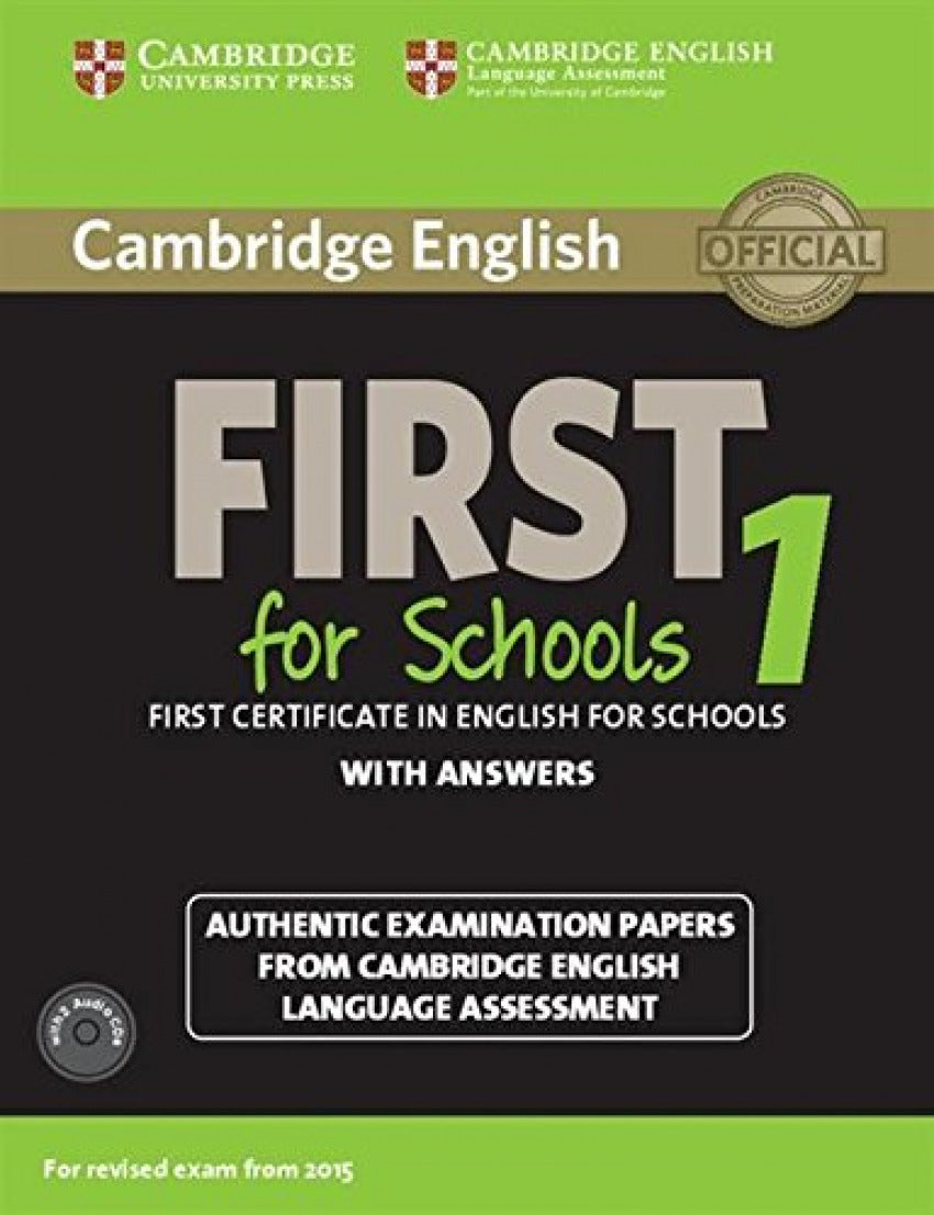Cambridge english first school 1. Student +key