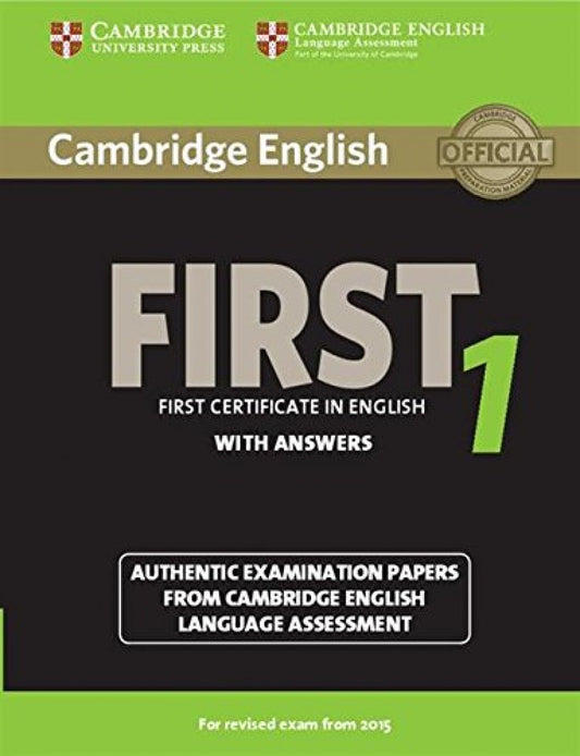 Cambridge first certificate. Student +key 2015