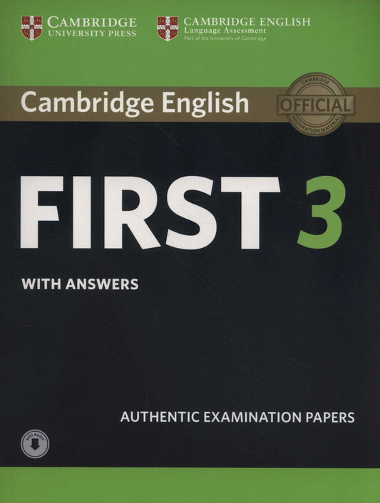 CAMBRIDGE FIRST CERTIFICATE 3 SELF STUDY PACK