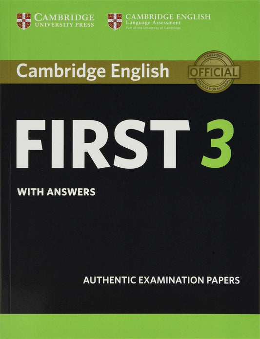 Cambridge english first 3 student´s book