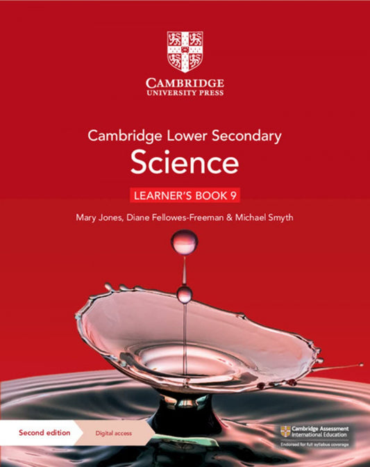 CAMBRIDGE LOWER SECONDARY SCIENCE LEARNER'S BOOK 9 WITH DIGITAL ACCESS