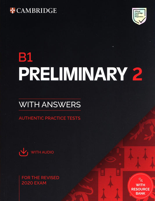 B1 Preliminary 2. Student's Book with Answers with Audio with Resource bank
