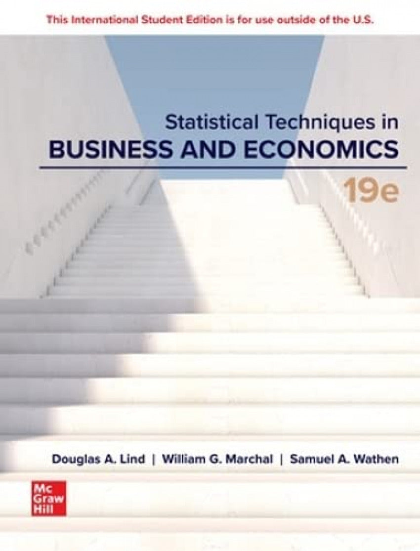 Statistical Techniques In Business And Economics